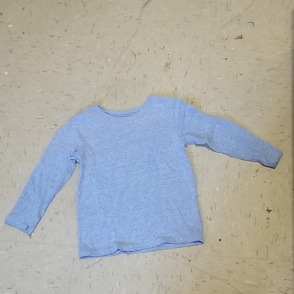 Cozy Sky Blue Long Sleeve Tee for Kids